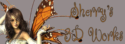 Sherry's 3D Works Banner